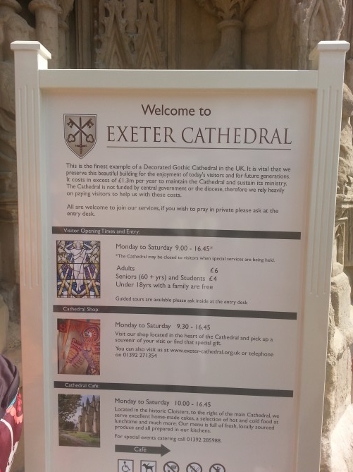 welcome to exeter cathedral