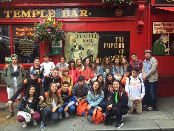 TECLife: turismo y baile. Nuestros alumnos ya están más que integrados en Kilkenny